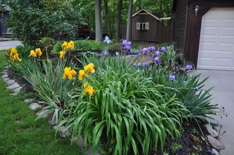 rustic flower bed ideas